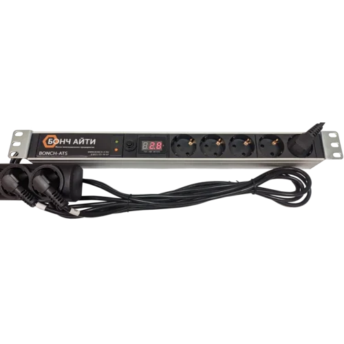 Блок розеток с АВР BONCH-ATS/PDU 8A-5S-Am-S/S